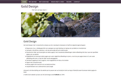 Screenshot Gold Design